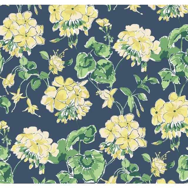 Cottage Grove Grass Green Wallpaper For Sale