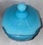 Rare Baby Blue Mayfair Open Rose Depression Glass Cookie Jar For Sale In New York - Image 6 of 12