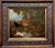 Four Terriers Chasing a Rabbit in the Wild -19th century Oil painting English Oil painting on canvas -circa 1820s Frame...