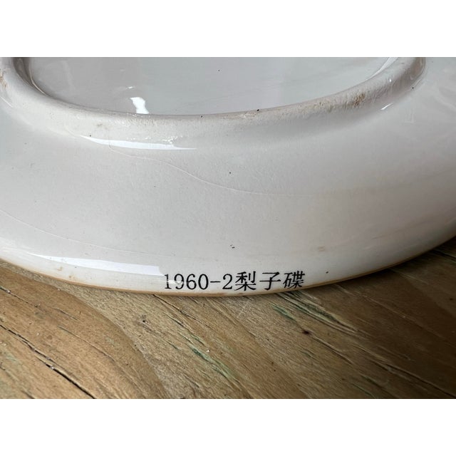 1960s Ceramic Pear Plates by Magenta-Set of 7 For Sale In West Palm - Image 6 of 7