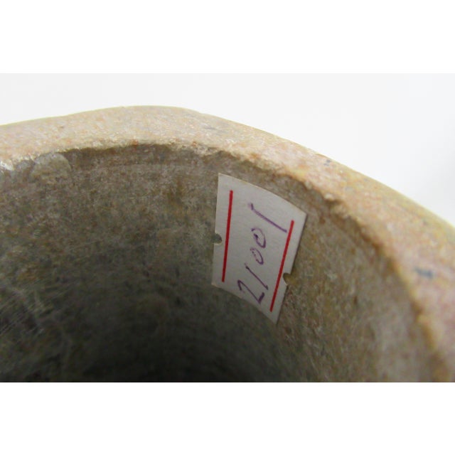 Early 20th Century Antique Chinese Liangzhu Culture Hand-Carved Jade 9-Tiered Cong For Sale - Image 11 of 12