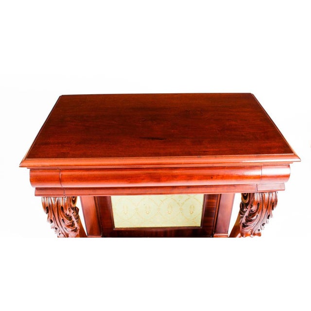 19th Century Victorian Mahogany Hall Console Table For Sale - Image 3 of 15