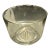 Vintage Monogram "M" Glass Bowl For Sale