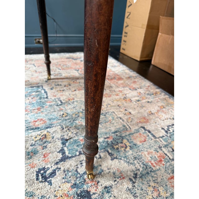 Mid 20th Century Antique Drop Leaf Table For Sale - Image 5 of 6