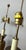 Brass Vintage Postmodern Chapman Brass Lamps - A Pair For Sale - Image 8 of 10
