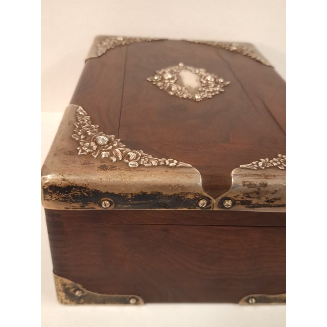 Late 19th Century Antique Black Starr and Frost Sterling Cigar Humidor For Sale - Image 10 of 13