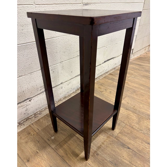 Vintage Nelson Matter Furniture Co Mission Arts and Crafts Lamp Table Nightstand For Sale - Image 4 of 9