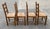 French Country French Country Ladder Back Rush Seat Dining Chairs - Set of 4 For Sale - Image 3 of 8