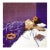 Cedric Vu "I Love Machiavelli" Tufted Yarn Figurative Portrait, Purple Bed, Gold Crown, Contemporary California Textile Art, Pop Art, 2025 For Sale