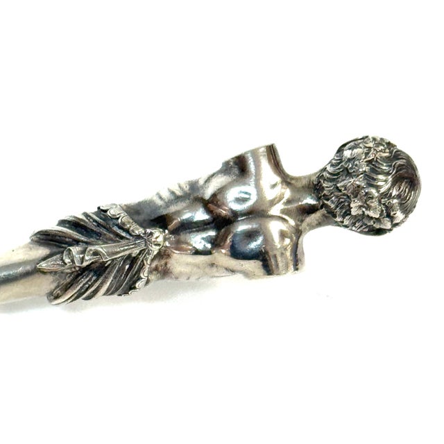 Monumental George Sharp for J.E. Caldwell & Co. Classical Coin Silver Ladle For Sale - Image 17 of 18