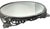 Art Nouveau style silver framed beveled mirror plateau elevated to enhance the presentation of any display.