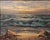 Title: Sunset Seascape with Foaming Waves Artist: Licinio Campagnari (Mestre 1920 – Andora 1981) Technique: Oil on canvas...