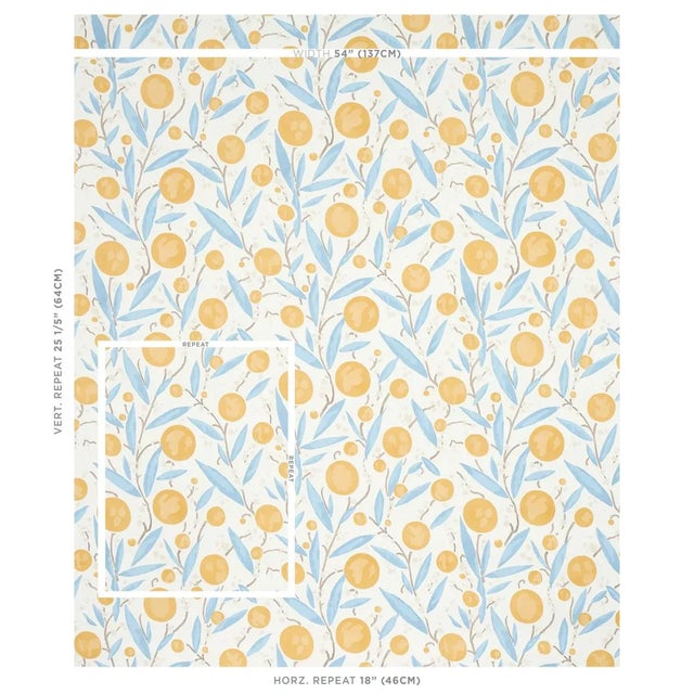 Contemporary and fresh, Mirabelle is based on a delightful 1920s pattern of cheerful lollipop flowers and stylized leaves...