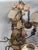 Vintage Italianate Polychrome Carved Wood Fruit & Iron 6-Light Chandelier For Sale In New York - Image 6 of 15