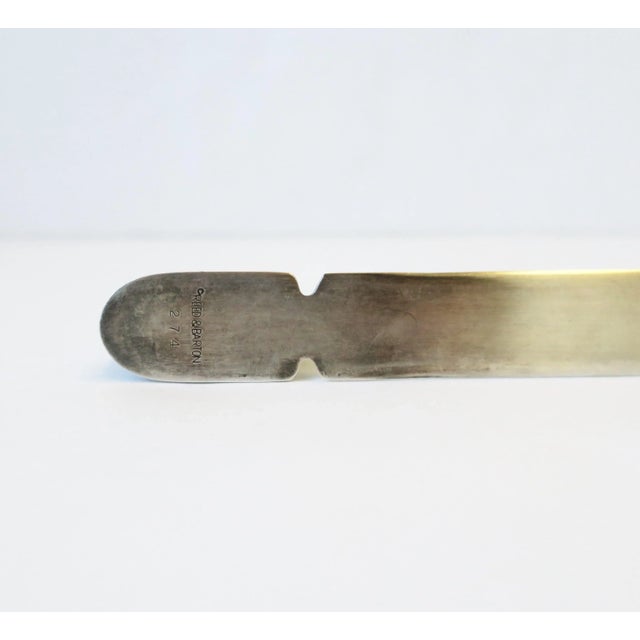 Horse Sterling Silver Plate Letter Opener by Reed & Barton For Sale - Image 12 of 13