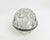 Vintage English Blown Glass & Silver Oval Flower Frog Centerpiece For Sale In Los Angeles - Image 6 of 9