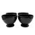 Black 1960s Black Ceramic Mid Century 34 Piece Dinner Plate, Cup & Tea Set For Sale - Image 8 of 13