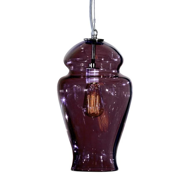 Not Yet Made - Made To Order Gala Pendant Light from the Versuvius Collection in Lilac For Sale - Image 5 of 5