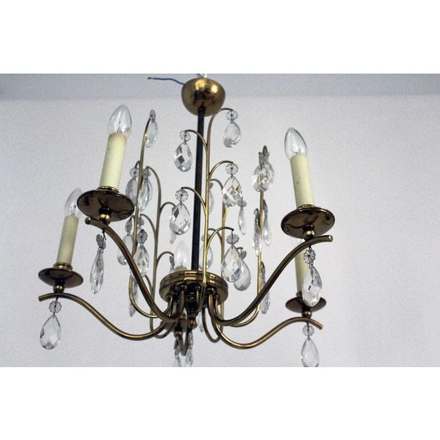 1950s Crystal Chandelier, 1950s For Sale - Image 5 of 13