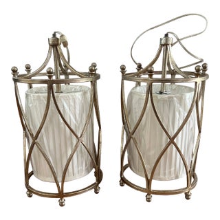 Contemporary Capital Lighting Fifth Avenue 1 Light Mini Pendant Model 9081WG-485 - Set of 2 For Sale