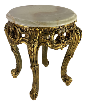 Small Side Table with Onyx Top, 1960s