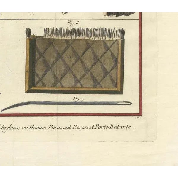 Upholstery and Furniture Design, 1760s, Print For Sale - Image 3 of 9