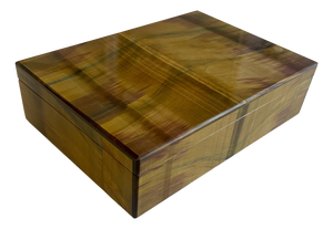 Handmade Tiger's Eye Box, Italy, 1950s
