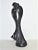 Mid 20th Century Vintage Mid 20th Century Ebony Wood Carving of Lovers Embracing For Sale - Image 5 of 12