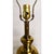 1960s Hollywood Regency Sculptural Solid Brass Twist Lamps - Pair For Sale - Image 4 of 5