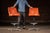 c. 1960s-1970s; Chromcraft Furniture - St. Louis, MO Matching pair of Mid Century Modern swivel bar stools by Chromcraft,...