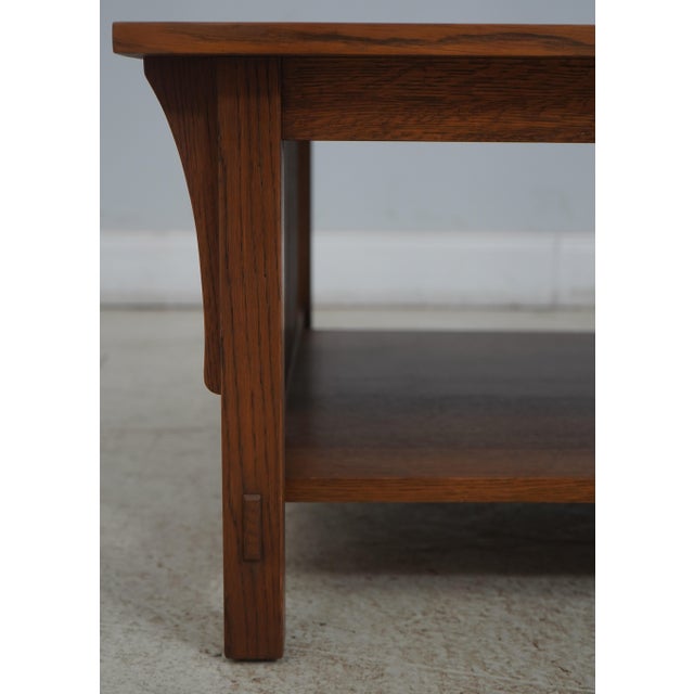 Stickley Stickley Mission Arts & Crafts Oak Coffee Table For Sale - Image 4 of 12