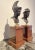 Traditional 19th Century Bronze Busts on Mahogany Bases, Set of 2 For Sale - Image 3 of 9