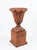 1990s Italian Neoclassical Terracotta Urn on Matching Pedestal For Sale - Image 4 of 10
