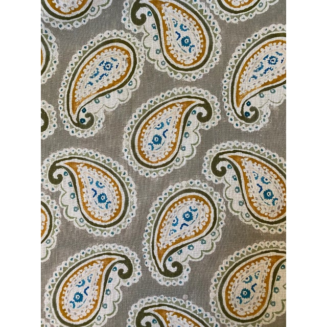 Designer Guild William Yeoward Design: Montracy Linen Greige Fabric 4 Yards For Sale In Raleigh - Image 6 of 6