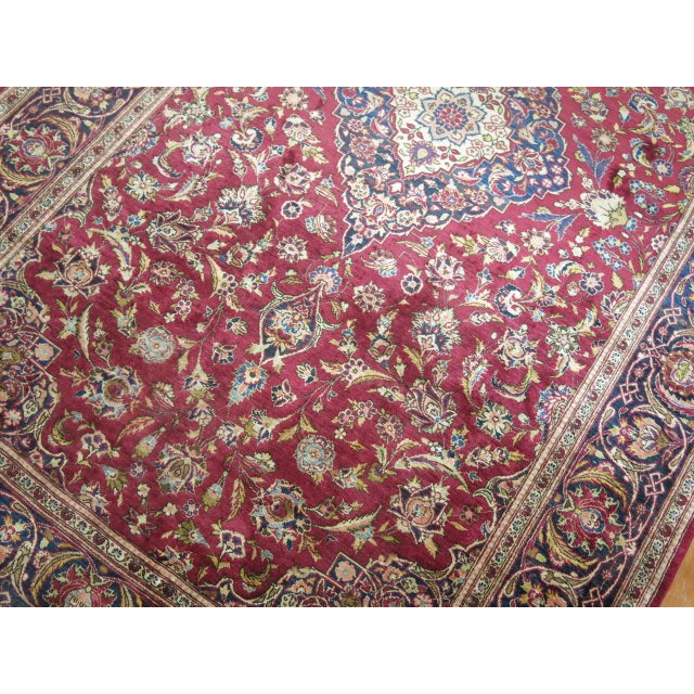 Persian Antique Persian Silk Area Rug For Sale - Image 3 of 6