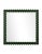 Contemporary Fleur Home Carnival Chaos Square Mirror in Duck Green, 24x24 For Sale - Image 3 of 3