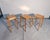Mid-Century Modern Attributed to Bernhardt Design "Vanish" Solid Maple Bar Stools, Set of 3 For Sale - Image 3 of 16