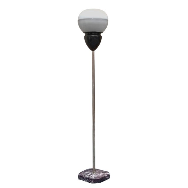 Black Beta Floor Lamp by Sergio Mazza for Artemide, Italy, 1960s For Sale - Image 8 of 8