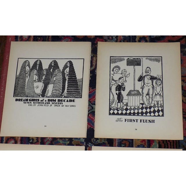 We have always enjoyed the humorous satirical woodcuts created by John Held Jr. in the first quarter of 20th century...
