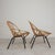 Rattan, Bamboo Childrens Chairs from Rohe Noordwold,e 1950s, Set of 2 For Sale - Image 8 of 18
