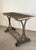 Antique French Iron & Marble Garden Console Table For Sale - Image 10 of 12