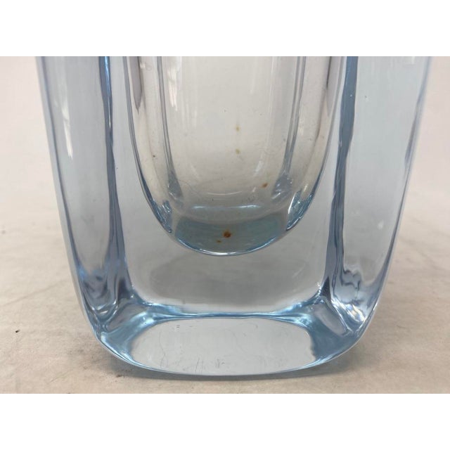 1960s 10.5" Strömbergshyttan Swedish Art Glass "Sommerso" Vase, Model 1031 For Sale In Atlanta - Image 6 of 10