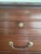 Chestnut Ethan Allen Medallion Solid Cherry Louis Philippe-Style Tall Chest With Pull-Out Slide For Sale - Image 8 of 12