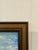 Blue Vintage Signed Maritime Harbor Oil Painting by P. McIsaac For Sale - Image 8 of 10