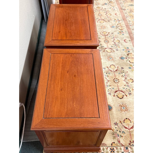 Rosewood Vintage Nightstands, Pair For Sale - Image 12 of 12