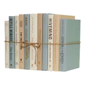 Decorative Books - Sea Glass Book Bundle - 1 Foot of Blue Books