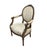 19th Century French Louis XVI Walnut Armchair ~ Fauteuil For Sale - Image 4 of 8