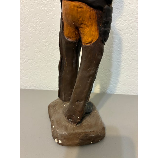 Vintage Western Cowboy Figurine Statue For Sale - Image 13 of 13