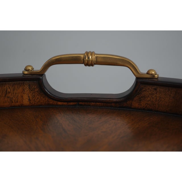 2020s Maitland Smith 8116-32 Tray Top Occasional Table For Sale - Image 5 of 16