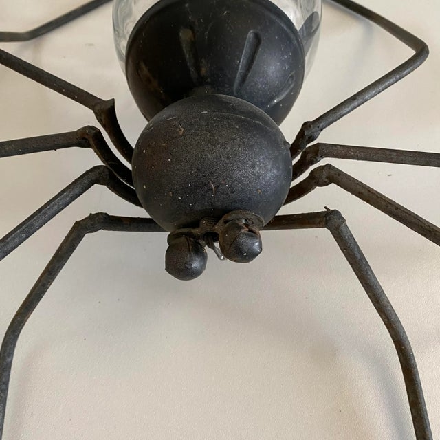 Italian Handmade Lucky Charm Spider Sconce from Rossini Illuminazione, 1960s For Sale - Image 11 of 16